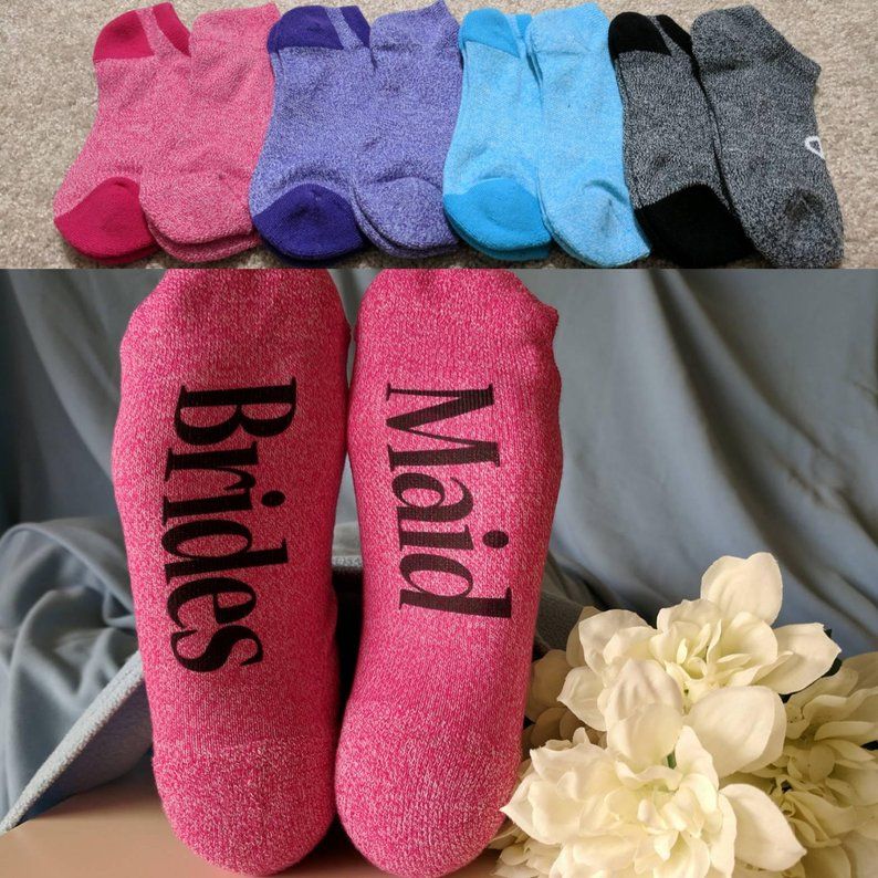 Ponožky pro dárky pro družičku