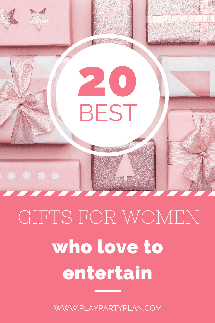 Kjenner du noen som elsker å være vertskap for fester og komme sammen? Disse gavene er perfekte for underholdere i livet ditt! Flotte gaveideer til kvinner!