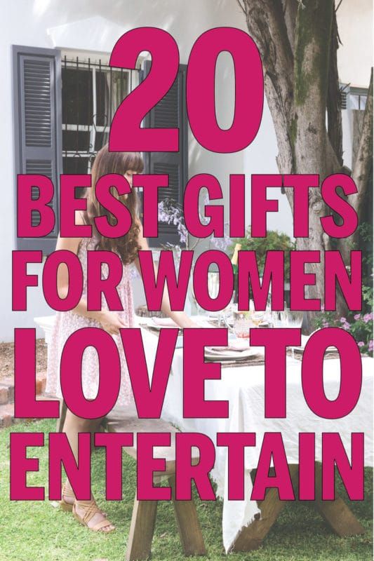 20 Best Gifts for Women Who Like to Entertain
