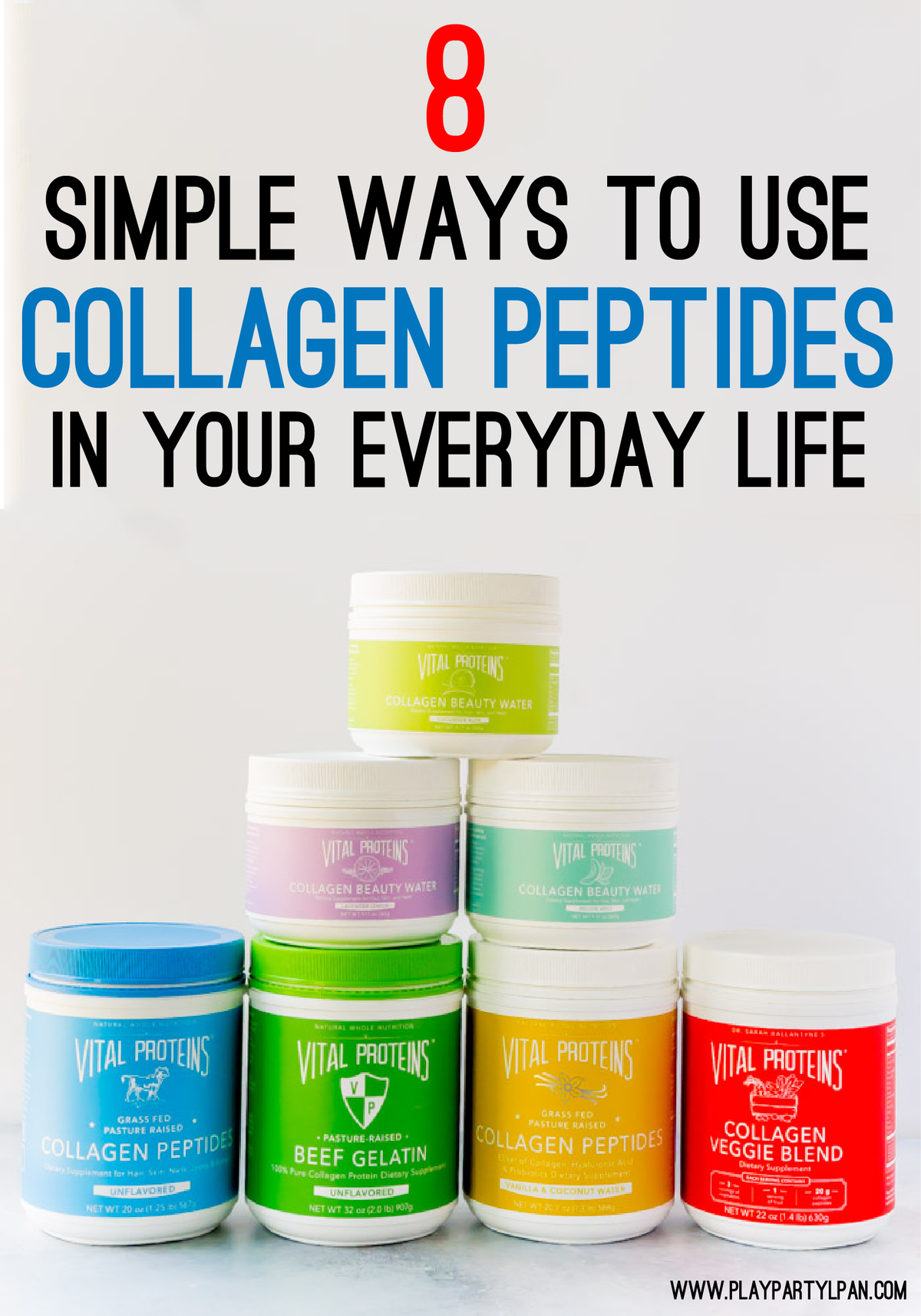 Чудесни начини за добавяне на жизненоважни протеини колагенови пептиди към вашето ежедневие - всичко - от здравословни смутита до протеинови топчета!