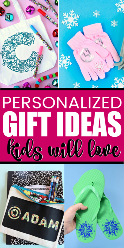 25 fantastiske personlige gaver for barn å lage med Cricut