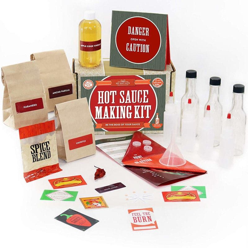 Un kit per fer salsa calenta és un dels millors regals per als amants de la cuina