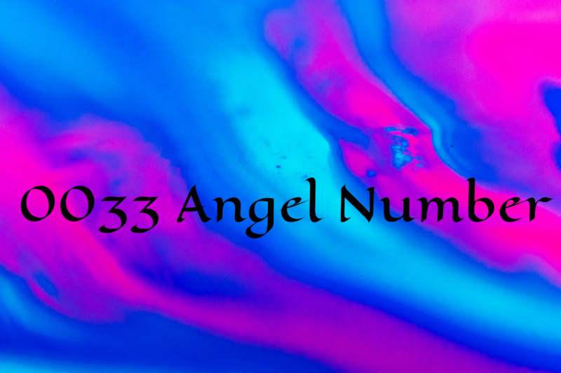   0033 Številka angela - ugoden znak vašega angela varuha