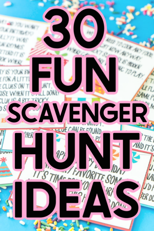 The Ultimate List of Scavenger Hunt Ideas