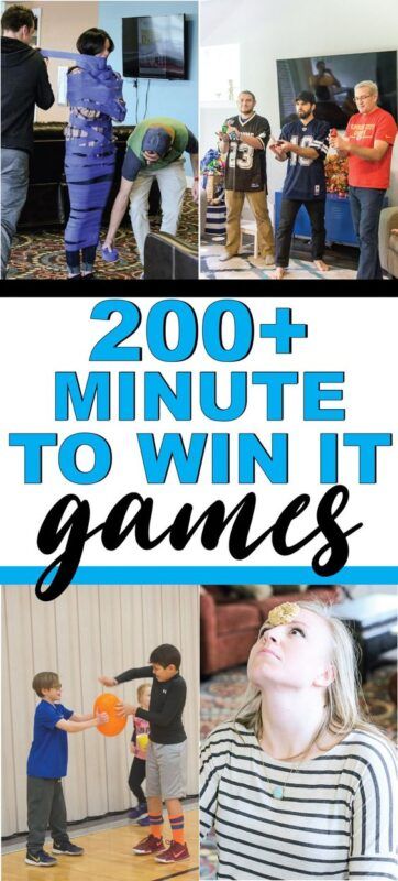 200+ minutter å vinne det-spill for barn og voksne