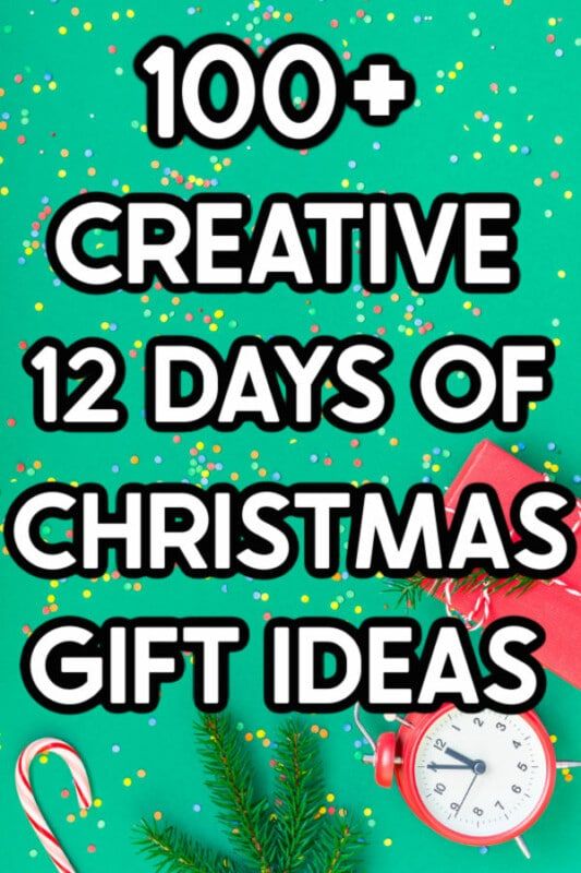 12 días de regalos de Navidad y etiquetas de regalo para imprimir gratis