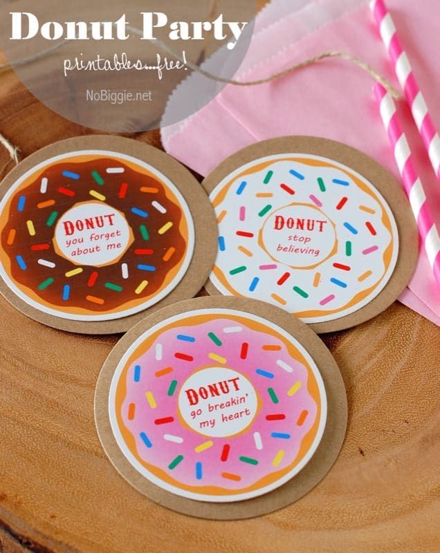 Produtos para impressão de donut