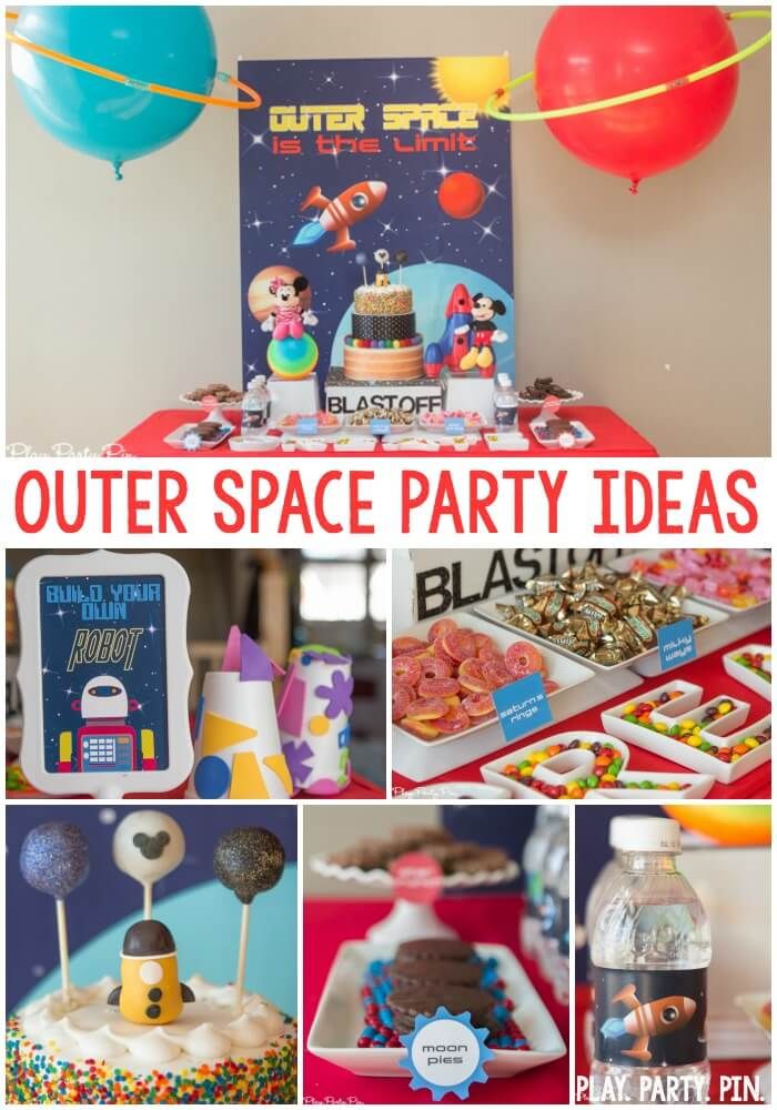 Totes les idees de festa de l’espai exterior que necessiteu per llançar un nen sorprenent