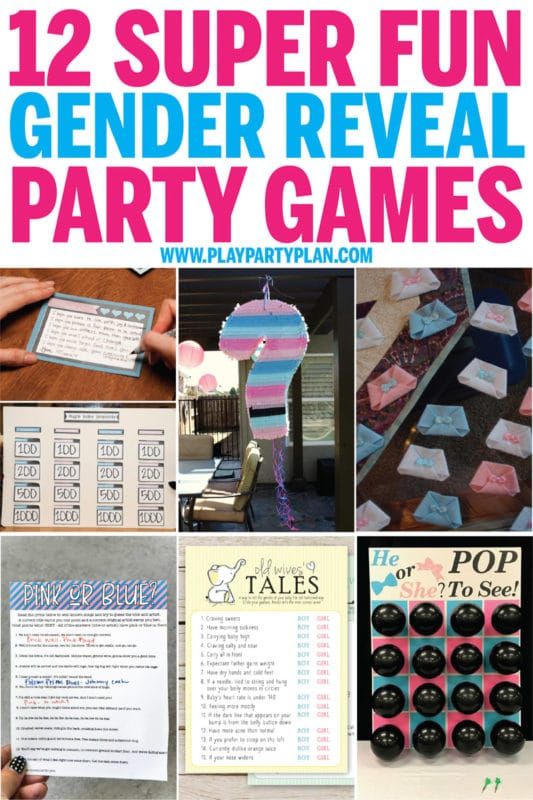 12 Awesome Gender Reveal Party Games