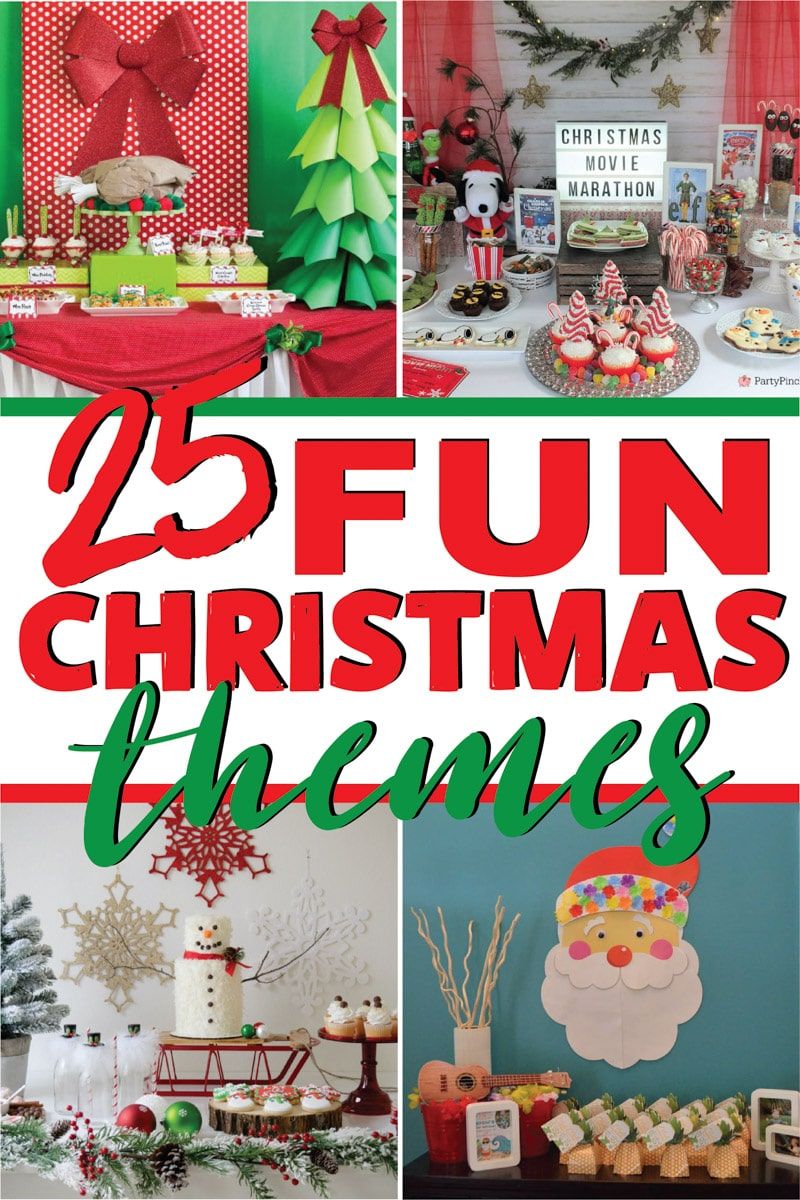 25 dels millors temes de festes de Nadal! Bones idees per a adults, per a nens i temes de festa per a tota la família.