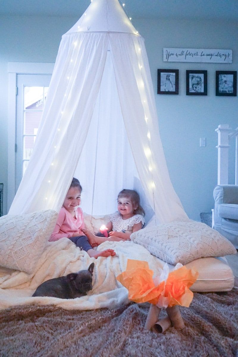 Indoor camping voor kinderen