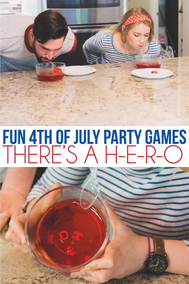 4 Ιουλίου παιχνίδια με jello