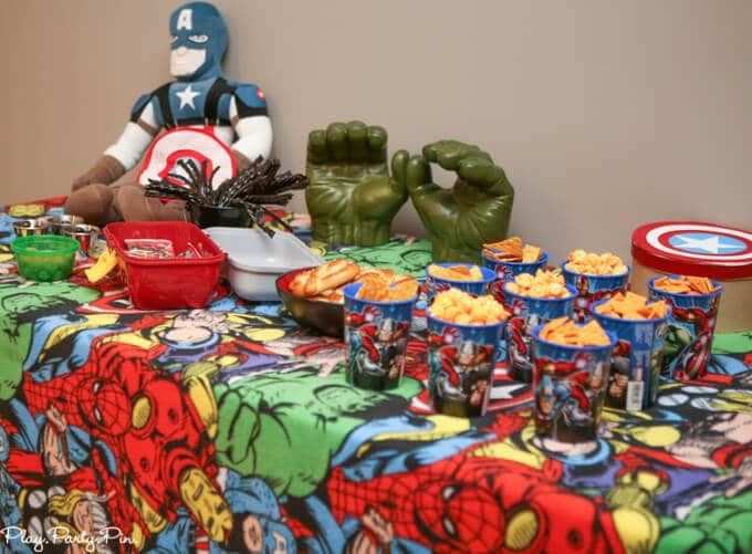 Permainan dan idea pesta Avengers