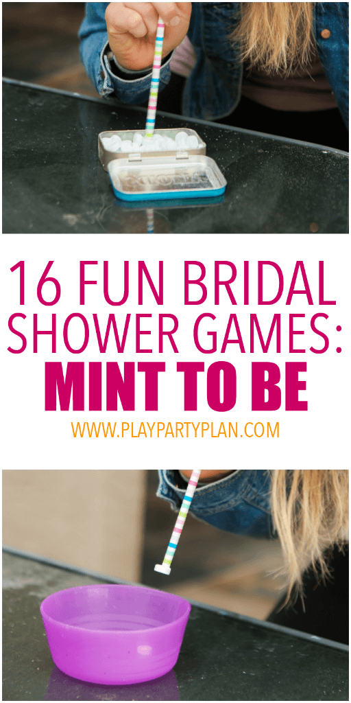 เล่น Mint to Be และเกมอาบน้ำแต่งงานอื่น ๆ
