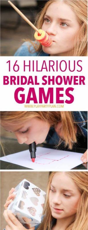 16 dels millors jocs de dutxa de núvia de la història, semblen molt divertits.