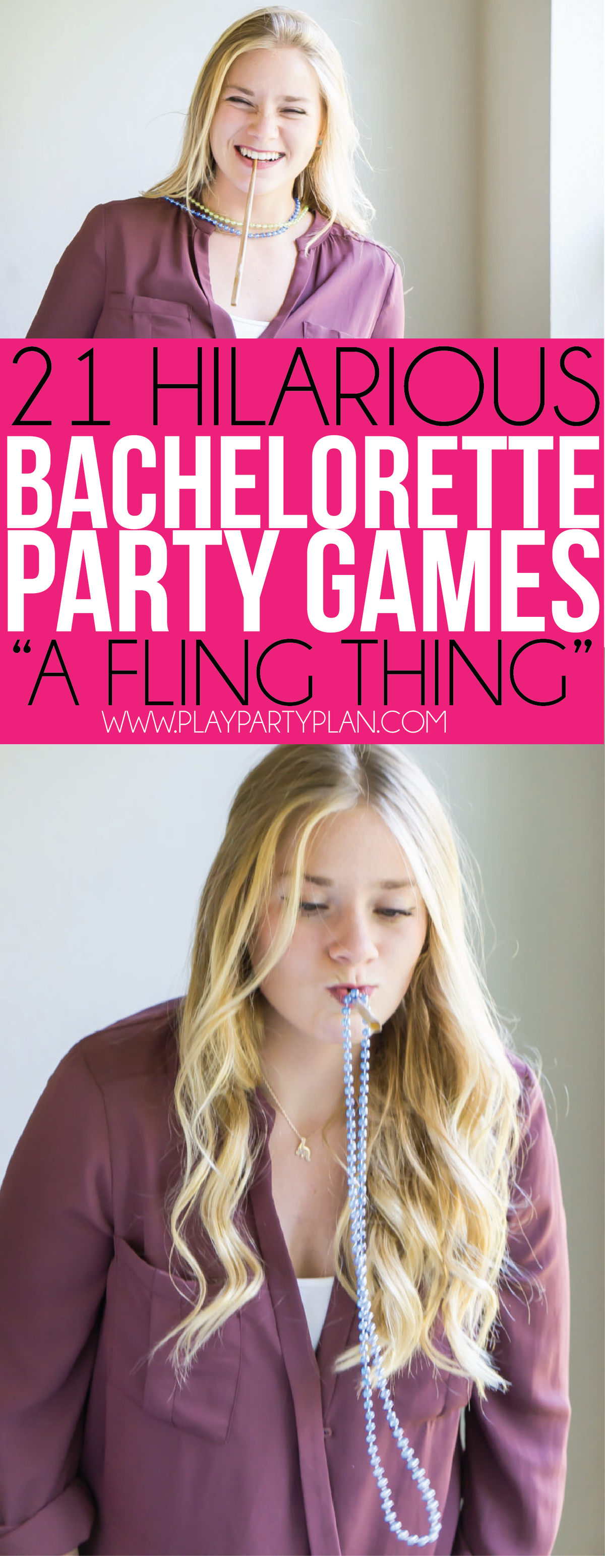 Preizkusite te zabavne igre bachelorette party, kot je privezovanje ogrlic okoli vratu