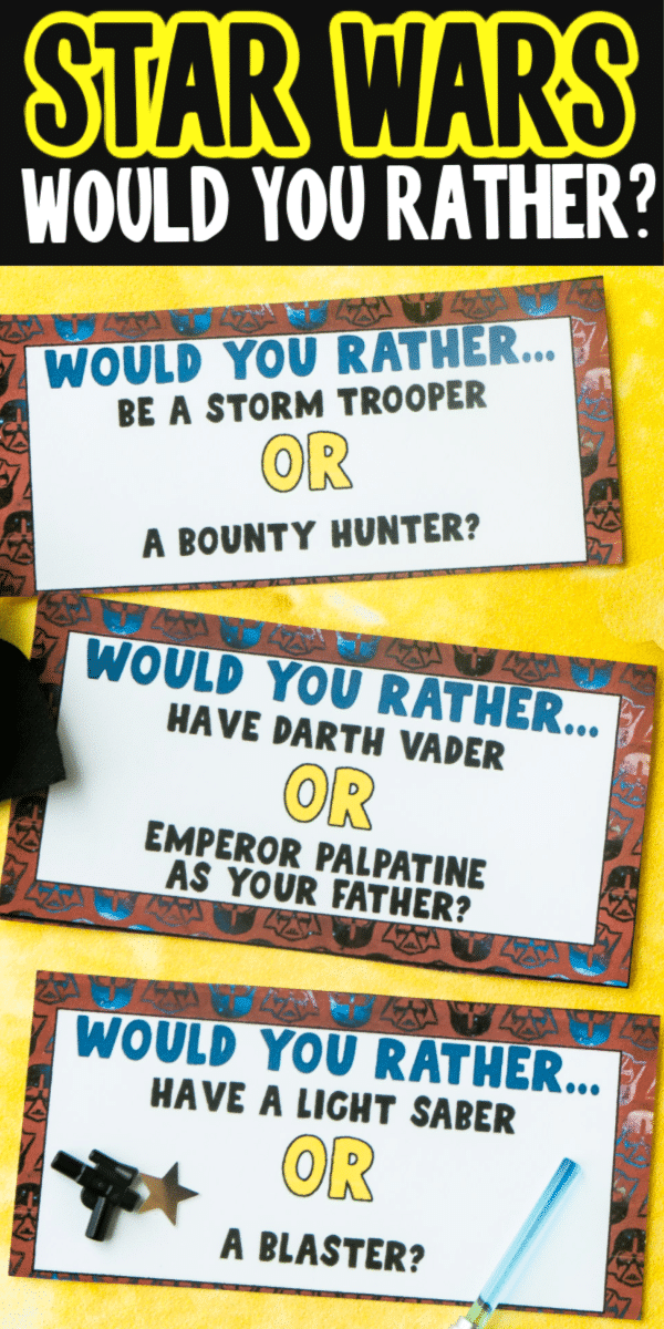 Star Wars você prefere cartas