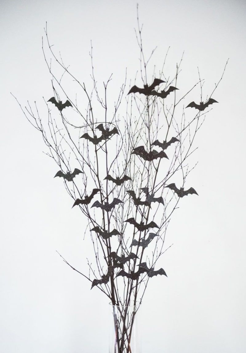 DIY nahkhiirte Halloweeni pidude kaunistamise ideed