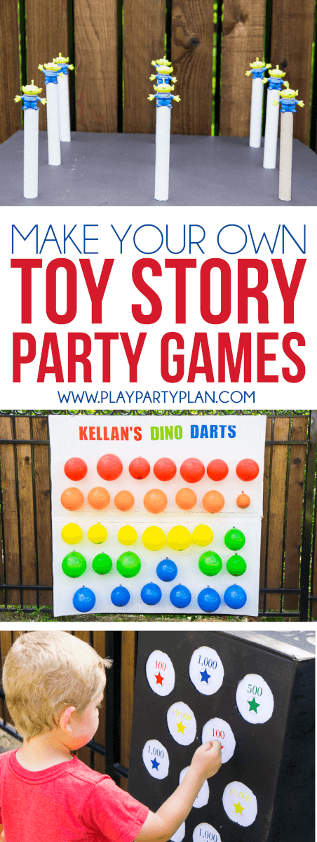 Vytvorte si svoje vlastné hry Toy Story Midway Mania doma pomocou tohto zábavného tutoriálu vonkajších hier! So všetkým, od domácich šípok po balóne až po box na boxovanie, toľko zábavných nápadov!