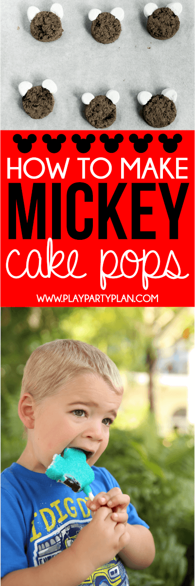 Make these homemade Mickey Mouse cake pops with this simple DIY copycat Disney recipe! They