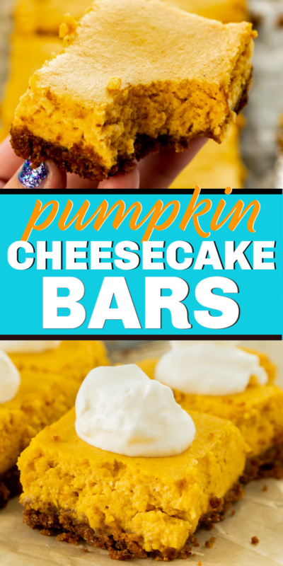 Easy Pumpkin Cheesecake Bars Recipe