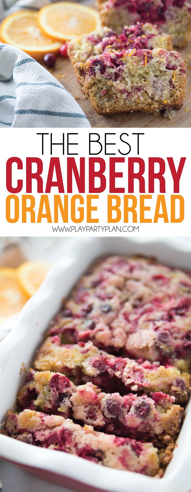 This is the best cranberry orange bread recipe! It’s easy to make, incredibly moist, and delicious whether you make it in mini loaves, muffins, or regular loaves! Just make sure to make double because it’ll be gone in minutes!