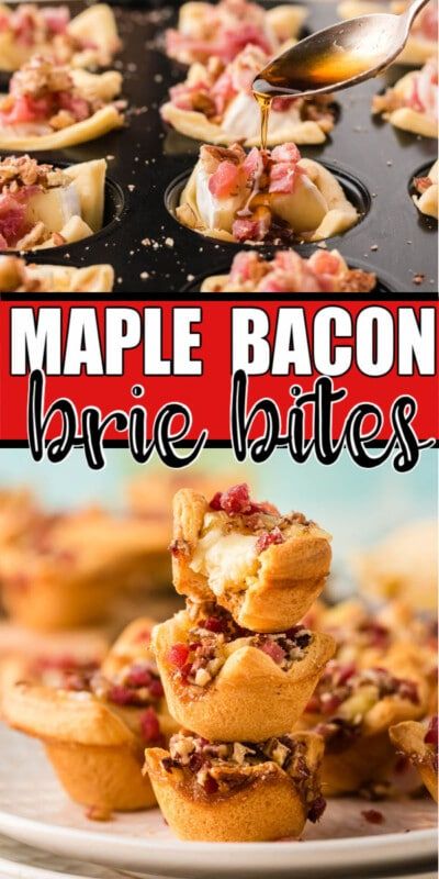 Mușcături ușoare de bacon Brie