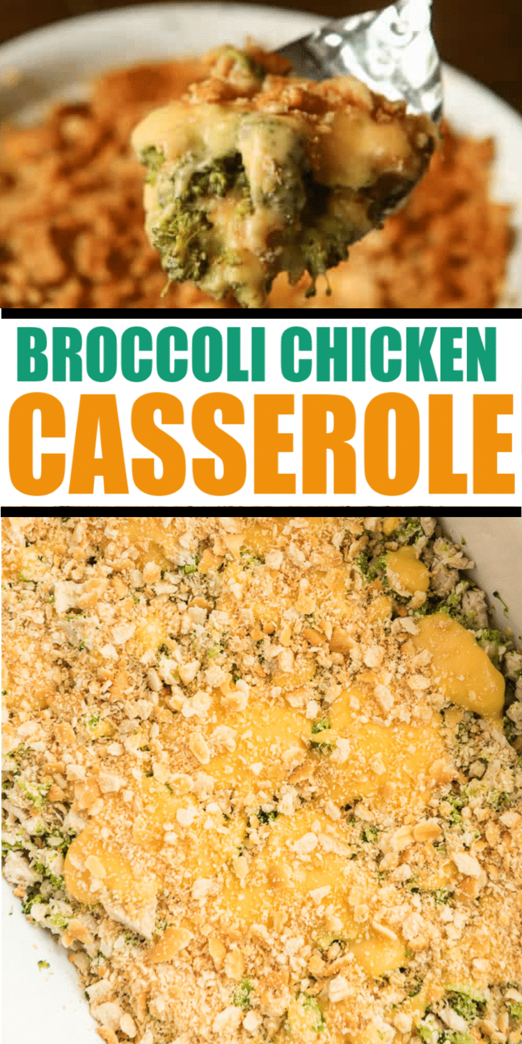 Tato kuřecí kastrolka z brokolice se sýrem Ritz je jedním z nejjednodušších receptů na večerní večeři a jedním z mých oblíbených! To