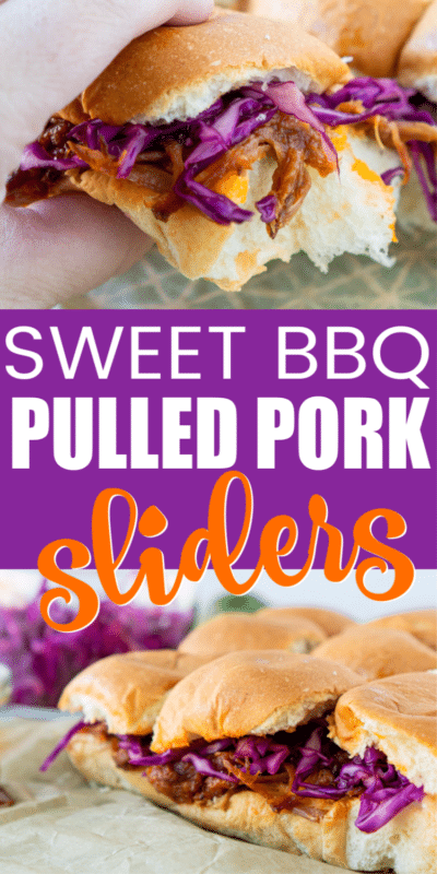 Easy BBQ Pulled Pork Sliders with Honey-Lime Red Cabbage Slaw