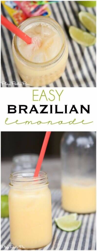 Δοκιμάστε μερικά νέα καλοκαιρινά ποτά, όπως αυτή η εύκολη συνταγή λεμονάδας από τη Βραζιλία