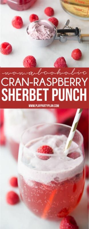 Cranberry Framboos Holiday Punch