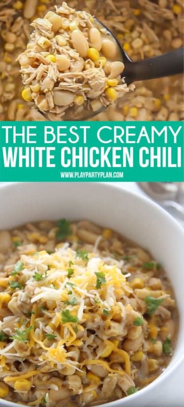 Koláž obrazů receptu bílého kuřecího chilli