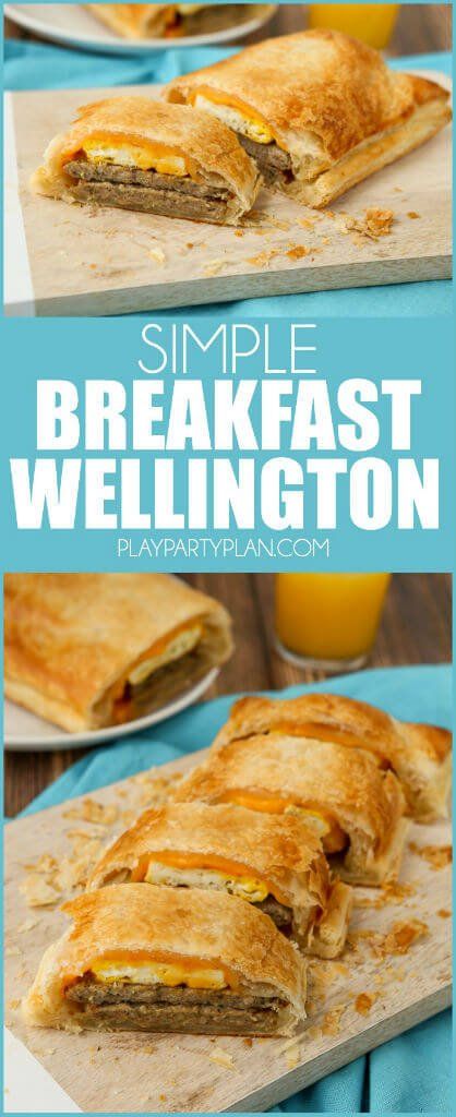 Tento recept na snídani Wellington vypadá tak lahodně, skvělá kombinace klasického receptu na večeři a vašich oblíbených chutí ke snídani! A miluju, jak tento recept kombinuje trochu netradičně s masem uvnitř!