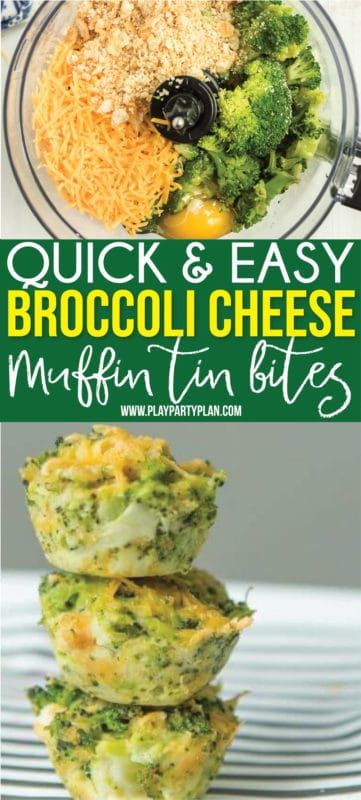 Easy Broccoli Cheese Bites