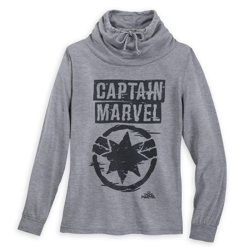 Mikina Captain Marvel s kapucí s kapucí na krku