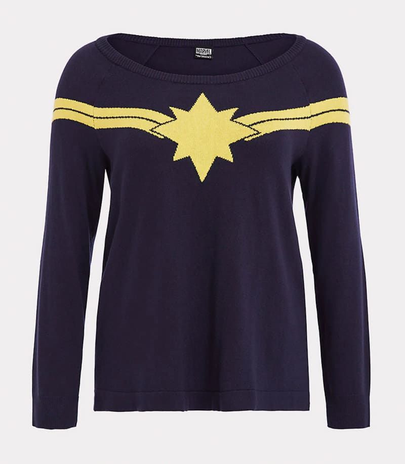 Una camiseta de Capitana Marvel que