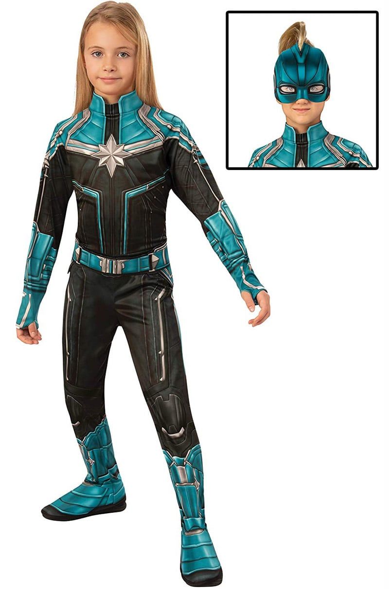 Una disfressa de Kree Captain Marvel per a nens