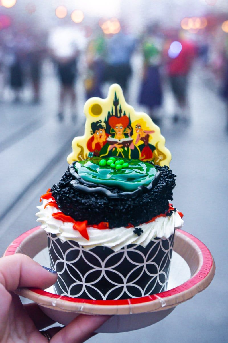 Hocus Pocus cupcake na Mickeyho
