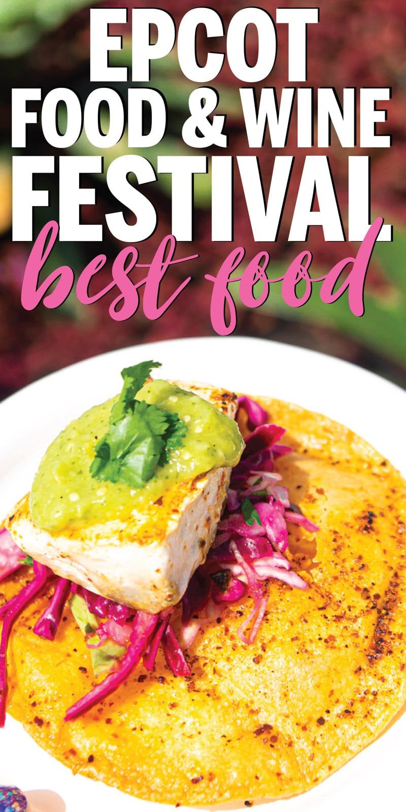 एपकोट फूड एंड वाइन फेस्टिवल 2019 मेनू पर सभी चीज़ों की तस्वीरें और समीक्षाएं! जब आप डिज़्नी के भोजन और वाइन उत्सव में जाते हैं तो 10 चीजों की एक शीर्ष सूची - 10 दिलकश व्यंजन और 10 मिठाइयाँ! यह डिज़नी फूड एंड वाइन फेस्टिवल 2019 में भोजन के लिए अंतिम मार्गदर्शिका है!