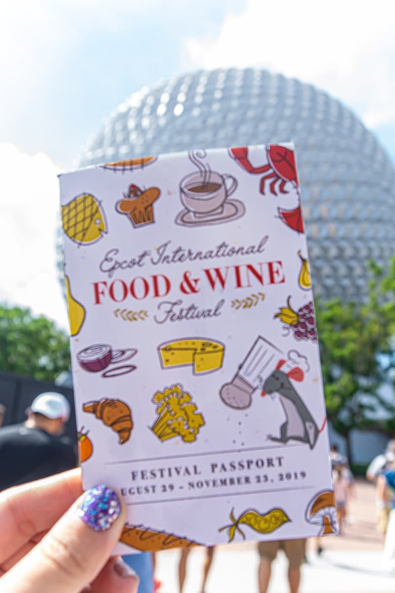 Pasaporte del festival Epcot Food and Wine Festival 2019