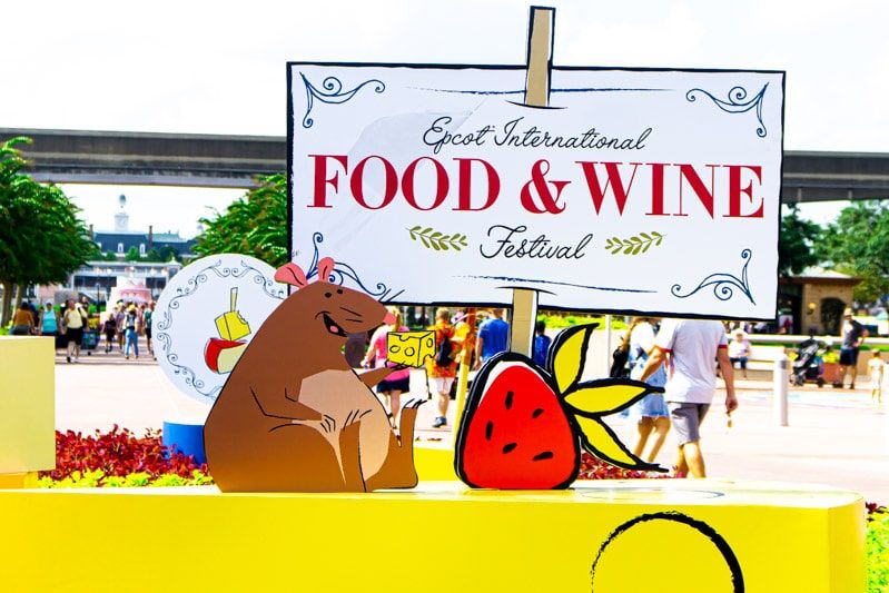Signalisation du festival Epcot Food and Wine Festival 2019