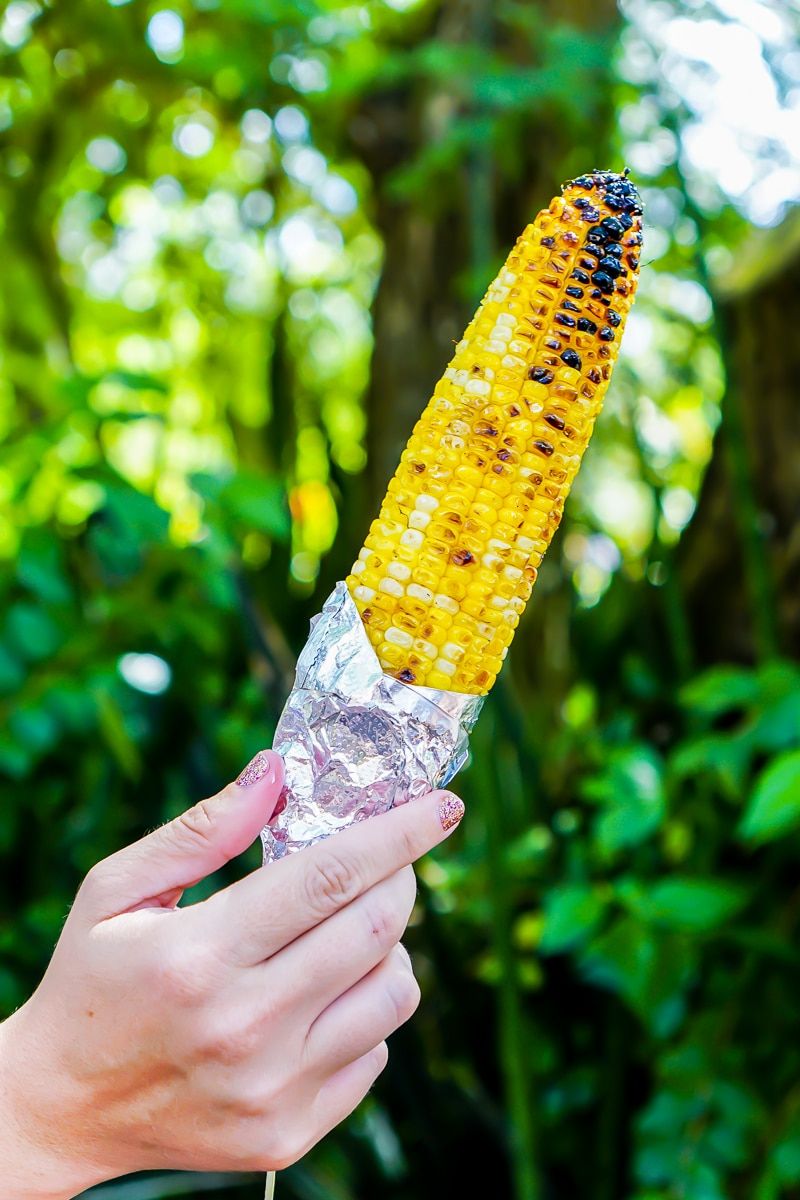 Grillowana kukurydza w Animal Kingdom to jedna z najlepszych przekąsek Disneya