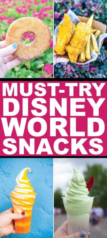 La mejor comida en Disney World Snacks