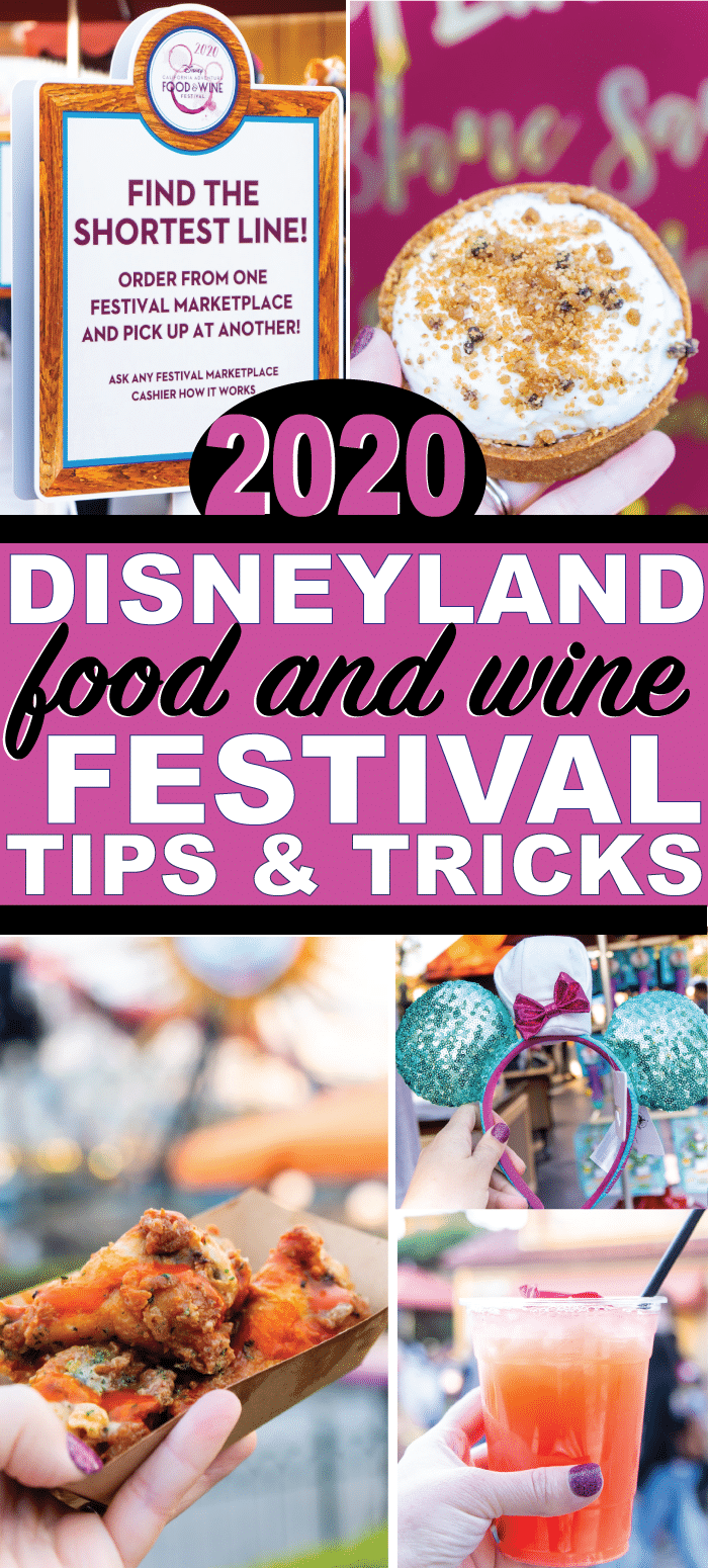 Vše, co potřebujete vědět o festivalu jídla a vína v Disneylandu 2020! Nejlepší jídlo, tipy na úsporu peněz a další!