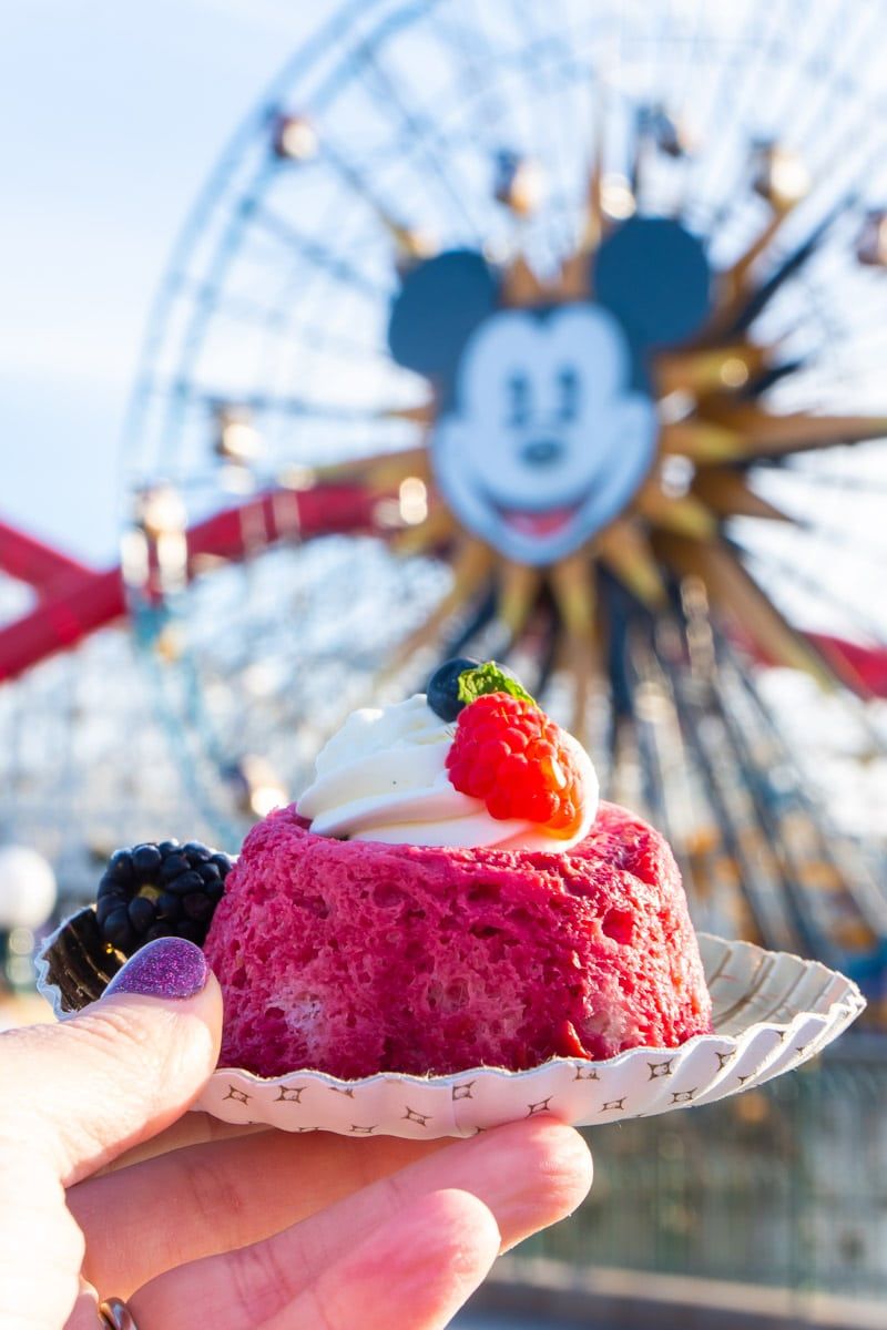 Berry pudink na Disneyland Food and Wine Festival