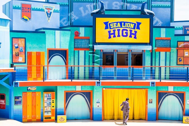 A Sea Lion High egy szórakoztató SeaWorld San Antonio Texas show