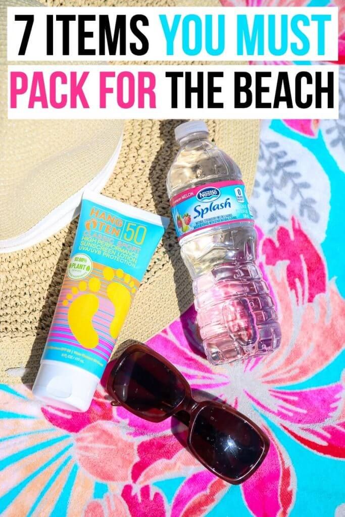 Seznam 7 nezbytných věcí na pláži, které byste měli mít vždy s sebou, nejen v létě. Skvělý seznam pro ženy, pro dospívající, pro rodinnou dovolenou na pláži nebo dokonce jen víkend na pláži. Určitě je přidám do mého plážového balicího seznamu!