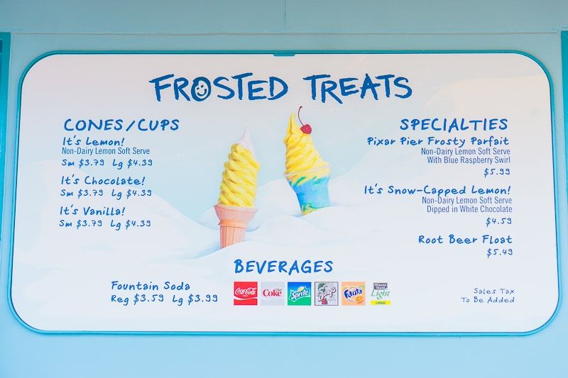 „Adbominable Snowman Frozen Treats“ yra vienas geriausių „Pixar Fest“ maisto produktų
