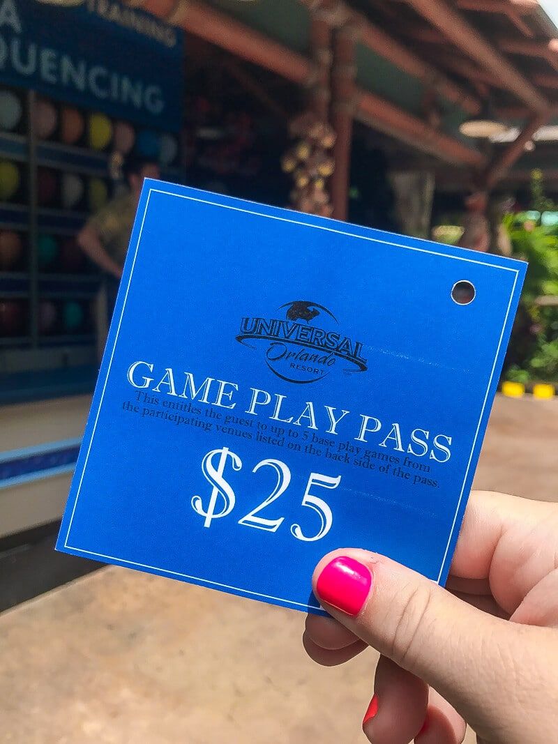 Compre un pase de juego en Universal Studios Orlando para ahorrar dinero en juegos