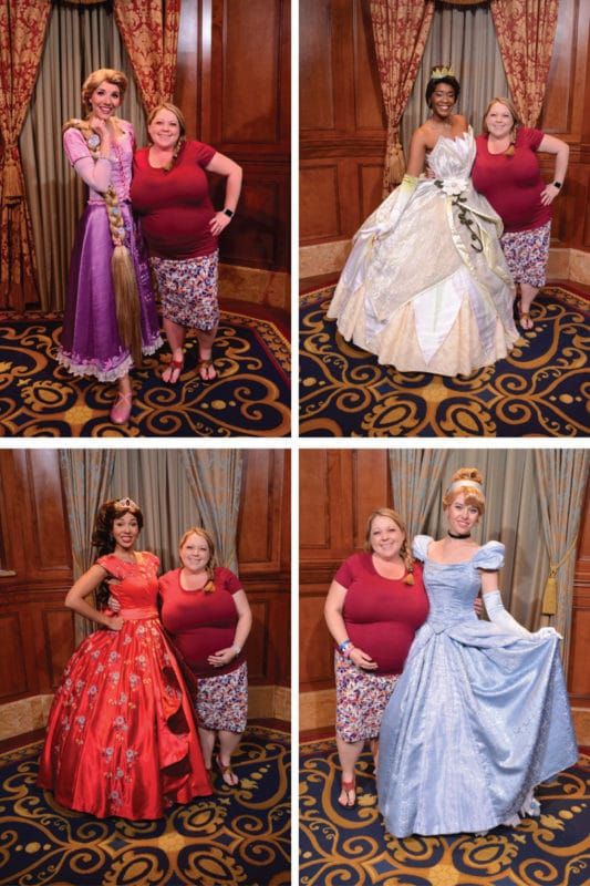 Salutacions de princesa durant Disney After Hours